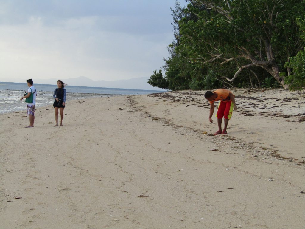 Mat, Johan and the apprentice boatman/guide 