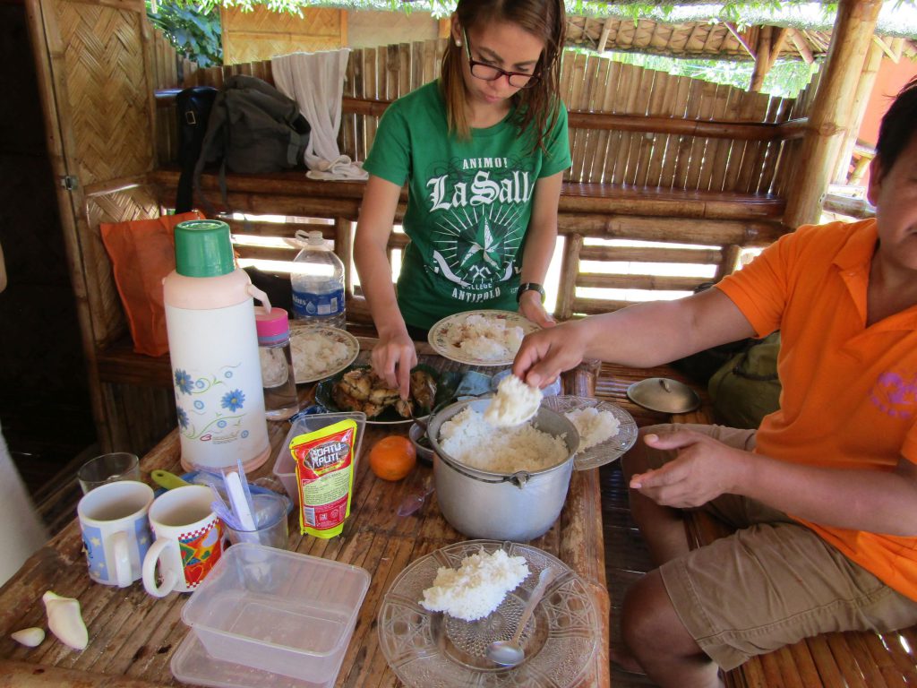 Johan and Lelen dish out brunch on the day we head back to Manila