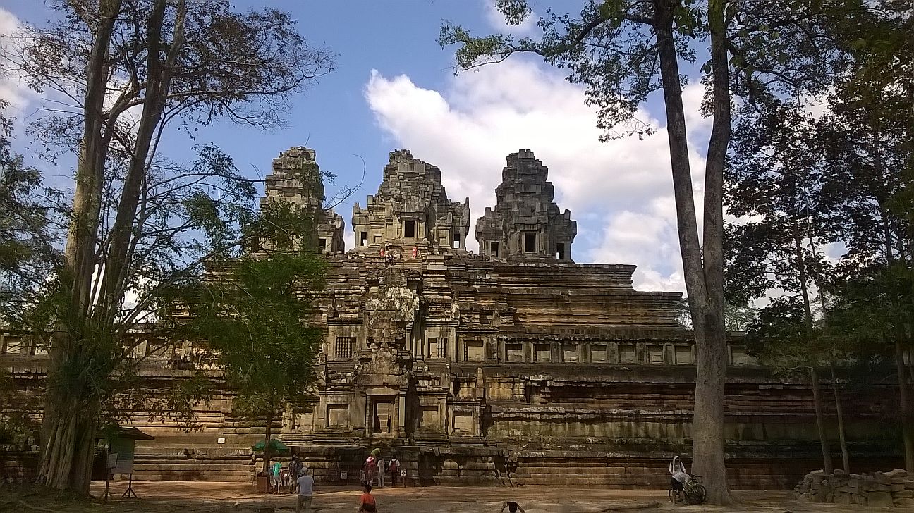 One of the more imposing structures inside the Bayon