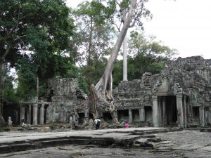 Inside Preah Khan - part of the north-eastern Angkor complex