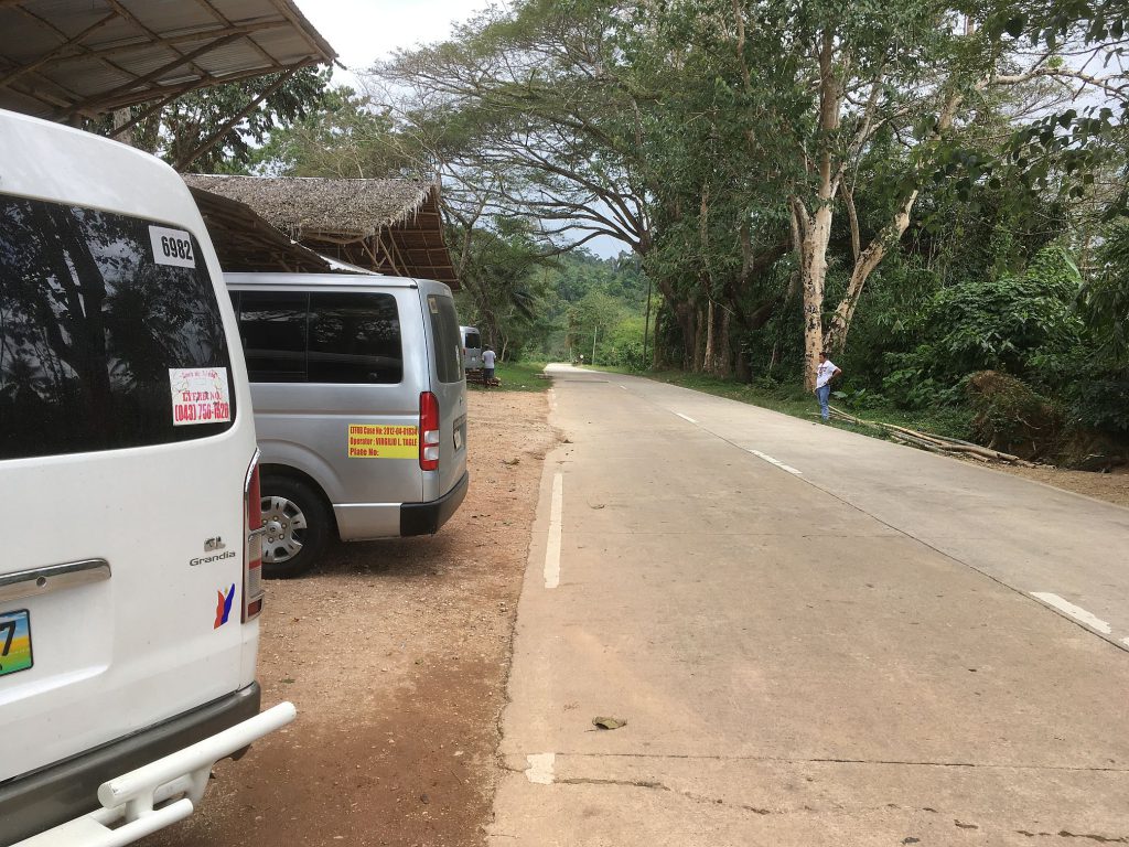 Lunch stop along the main highway