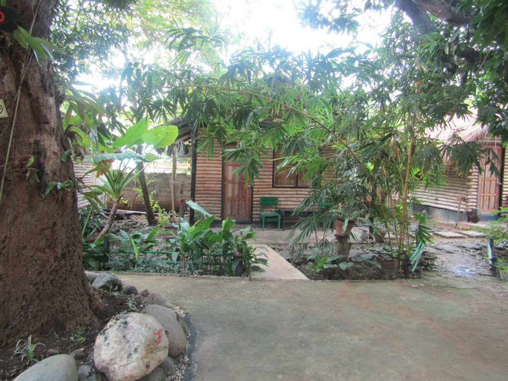 There are just a few huts inside the Subli Guest Cabins in Puerto Princesa, Palawan