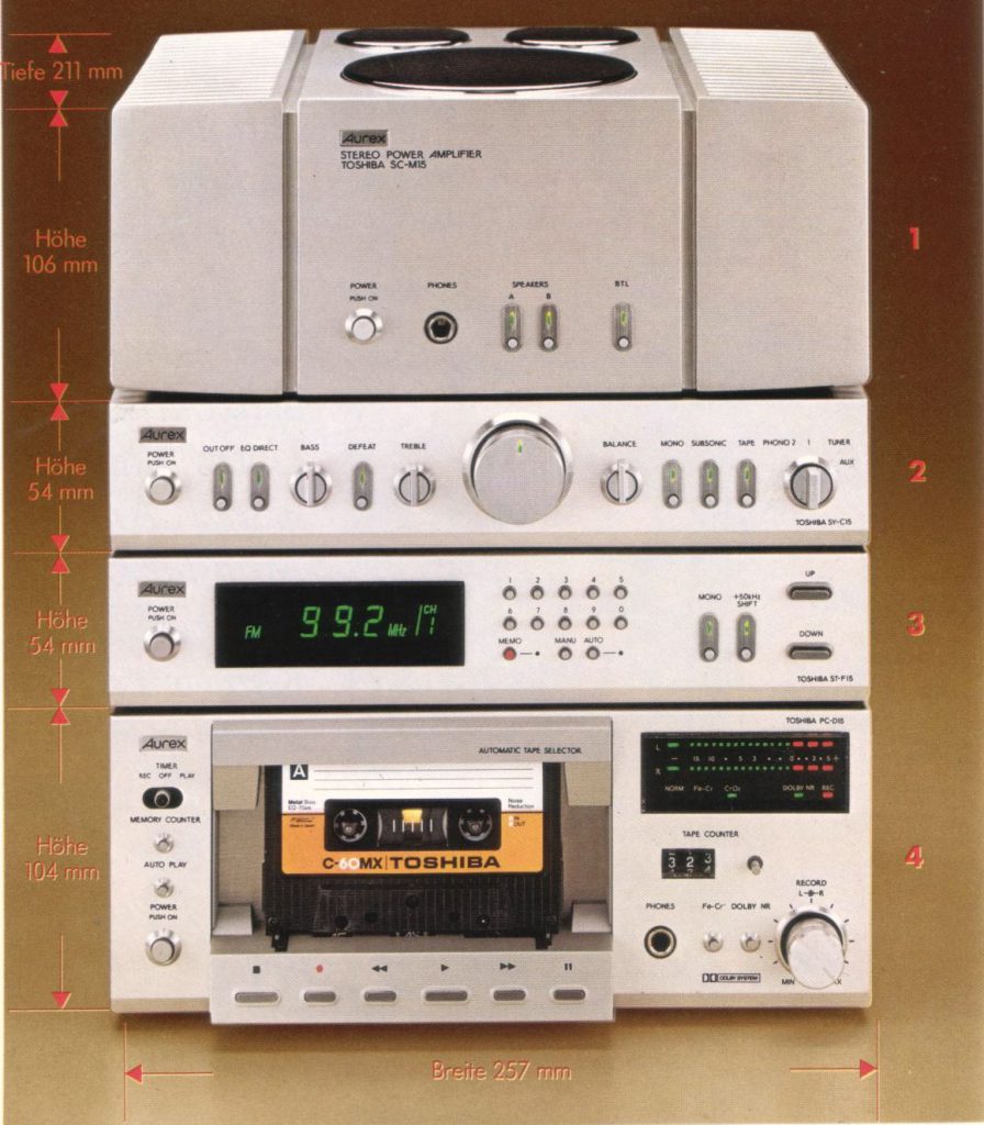 Today, this vintage micro-component system still commands a decent price among collectors!!! Today, this vintage micro-component system still command a decent price among collectors!!!