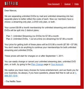 Netflix's DVD-by-mail still operates (U.S. only) with about 3 million subscribers. It's at dvd.netflix.com Netflix started as a DVD-by-Mail service