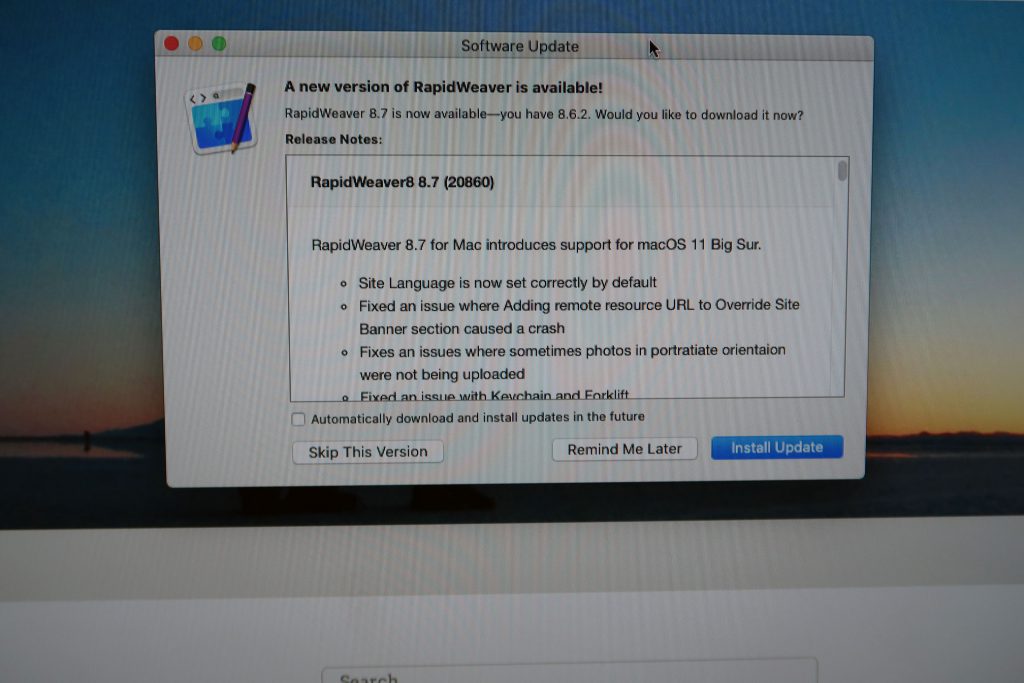 Rapidweaver is one of the better web-development application for the Mac.