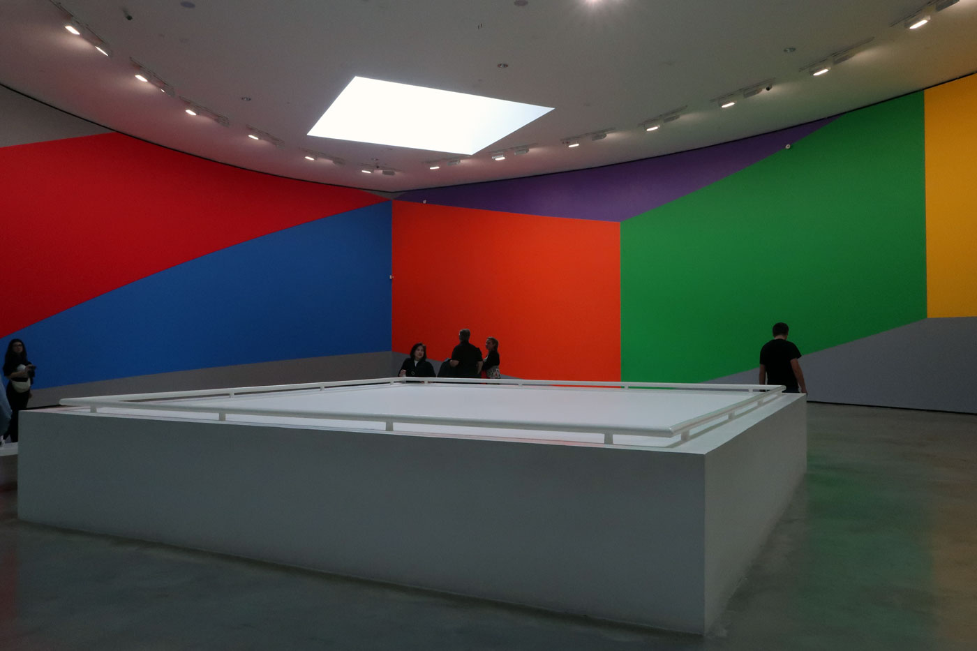 Inside the Guggenheim Museum in Bilbao, Spain