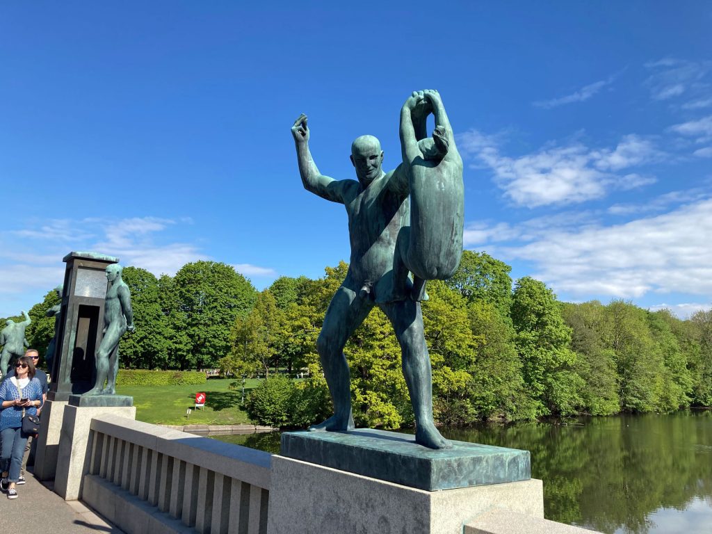 Just a couple of the 211 sculptures of one of Norway's most prolific artists, Gustav Vigeland.  They depict the human life cycle. 
