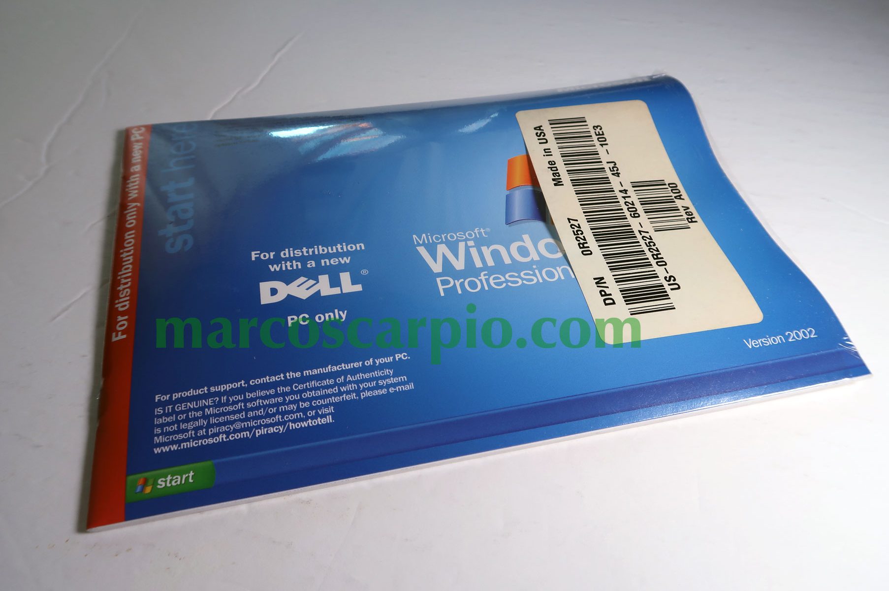 Windows XP Pro (SP1a) Reinstallation CD for compatible Dell Computers ...